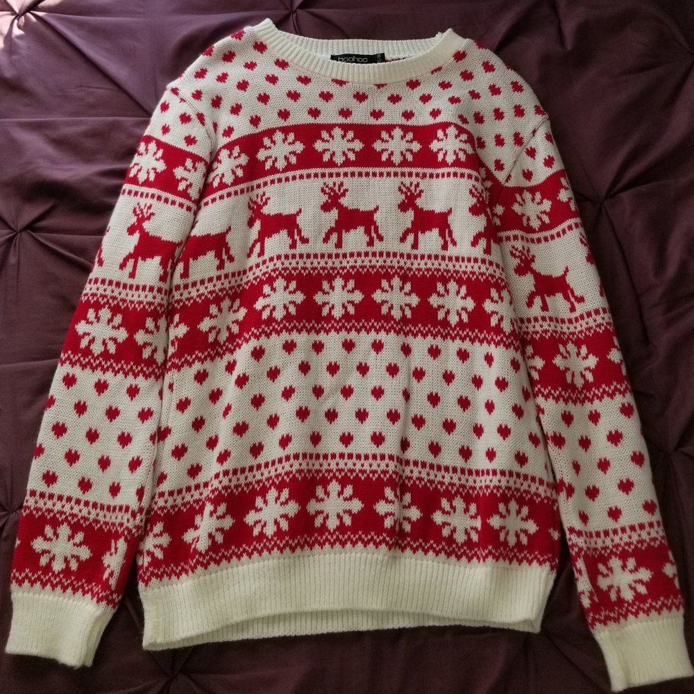 Women's Boohoo Christmas sweater